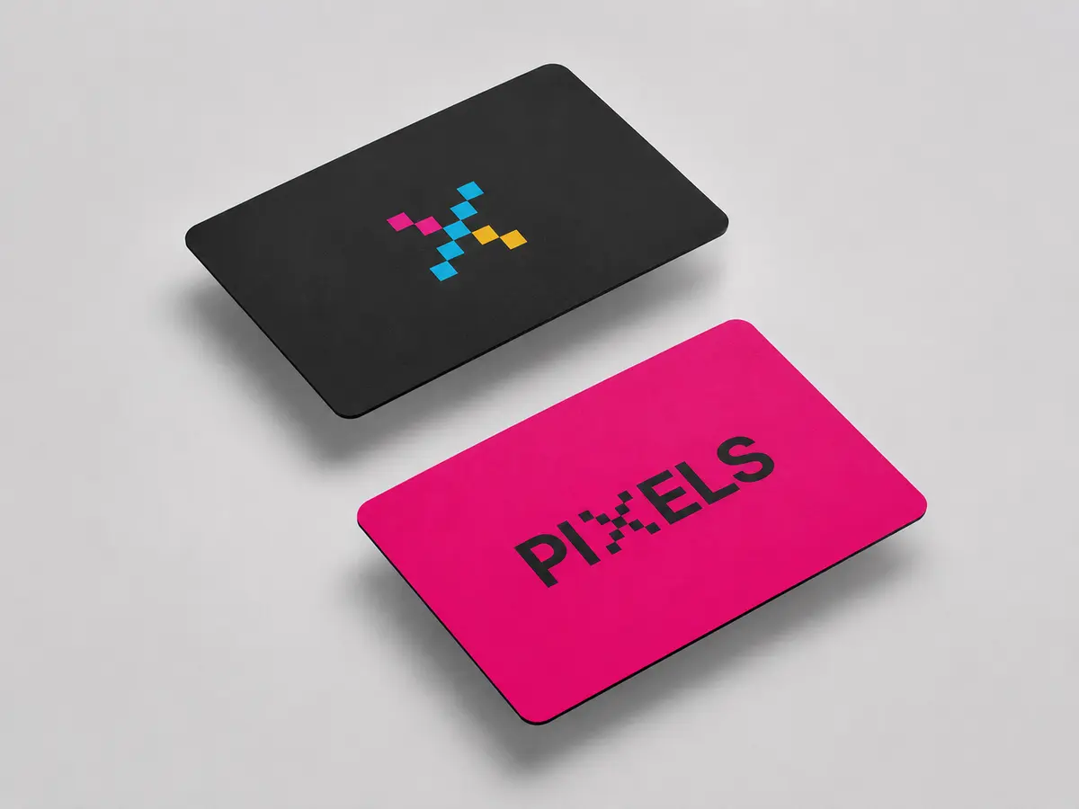 Cartões de visita personalizados impressos pela PIXELS®