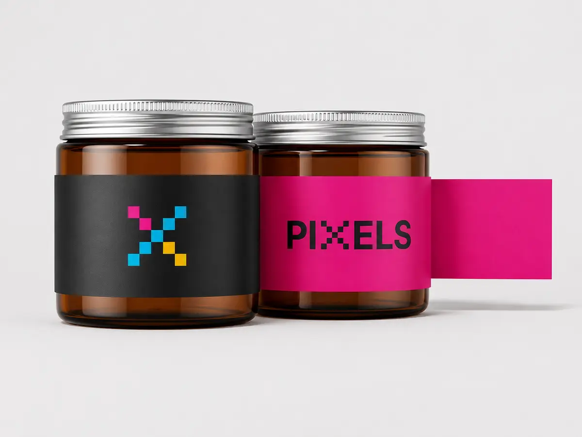 Rótulos adesivos personalizados impressos pela PIXELS®