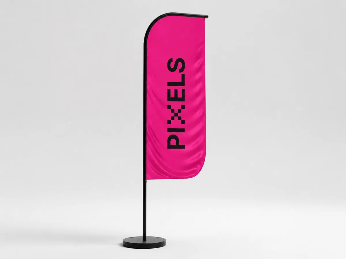 Wind banner personalizado produzido pela PIXELS®